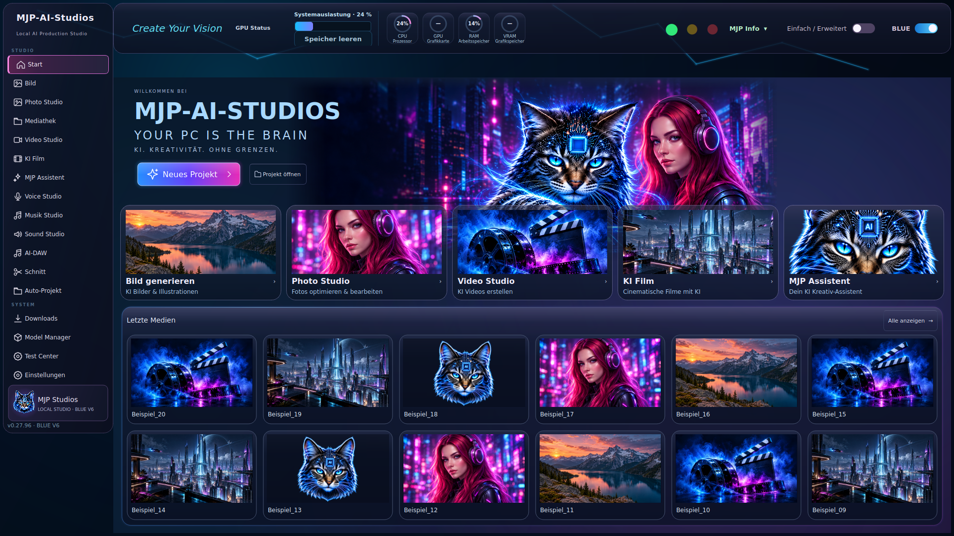 MJP-AI-Studios Startseite